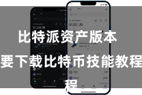 比特派资产版本  要下载比特币技能教程