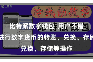 比特派数字钱包  用户不错方便地进行数字货币的转账、兑换、存储等操作