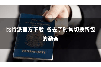 比特派官方下载  省去了时常切换钱包的勤奋